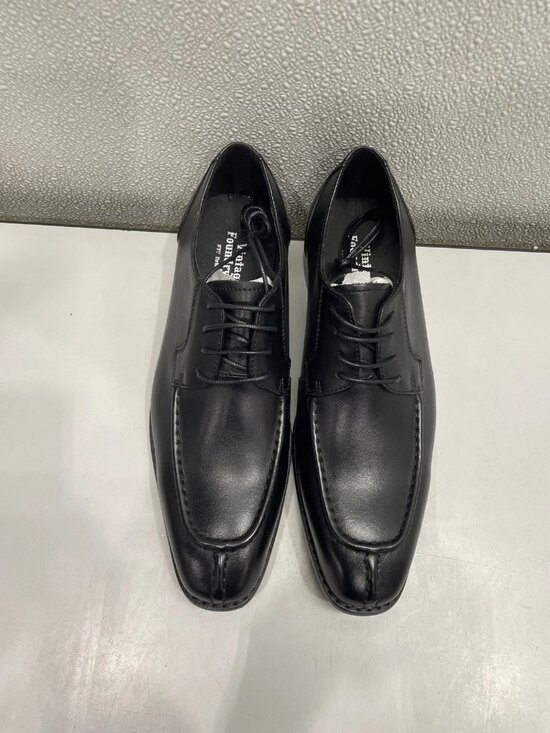 NEW Vintage Foundry Co. Morris Almond Dress Shoes Men\'s US 8.5, Black main image 6